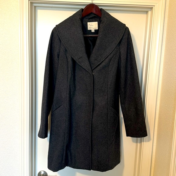 A New Day Pea Coat - Gray - Large - Picture 1 of 6